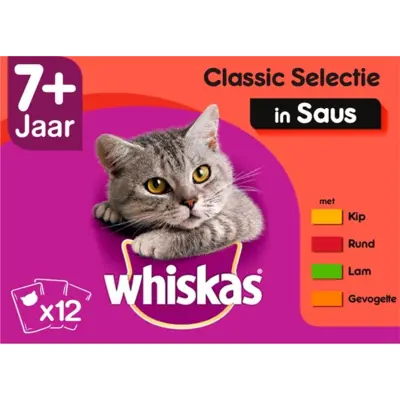 pdp-image-Whiskas 7+ Senior maaltijdzakjes mix in saus