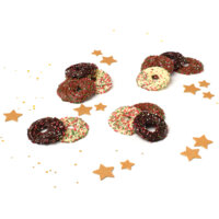 Een afbeelding van AH Excellent Luxe gespoten kransjes melk puur wit