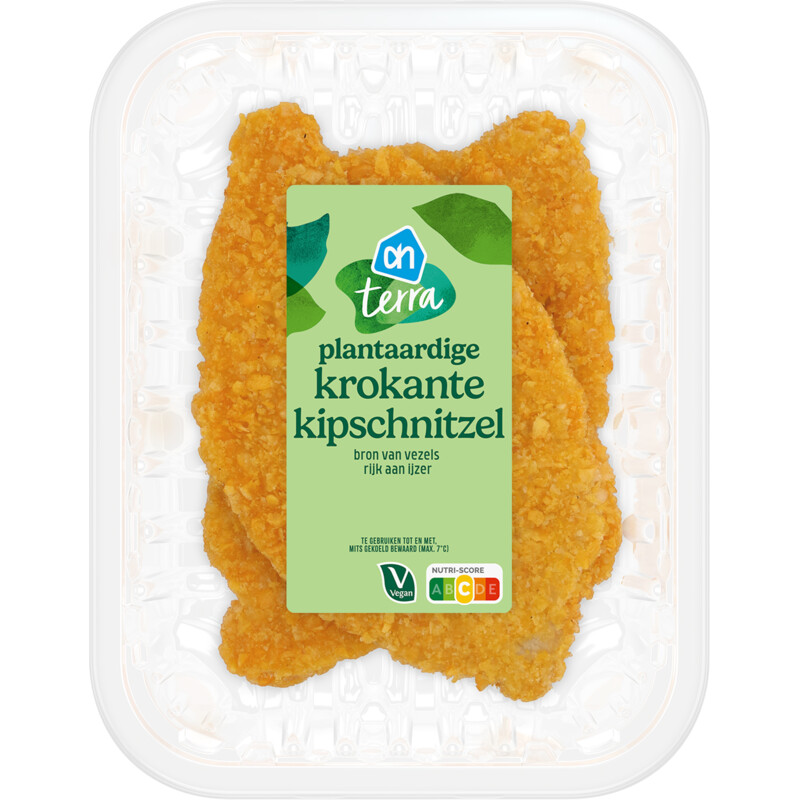 Een afbeelding van AH Terra Plantaardige krokante kipschnitzel