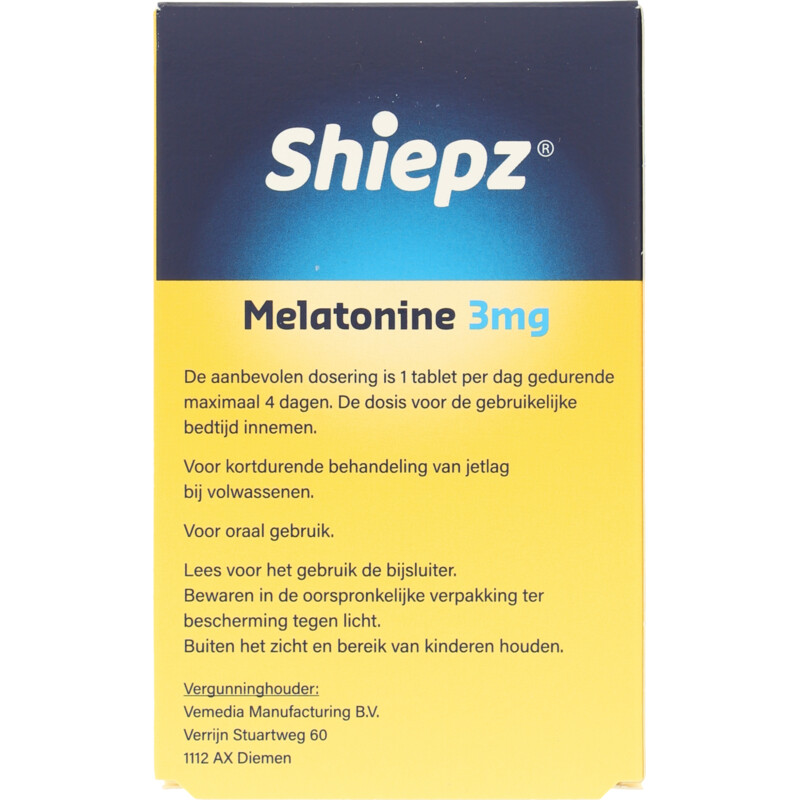 Een afbeelding van Shiepz Melatonine 3mg