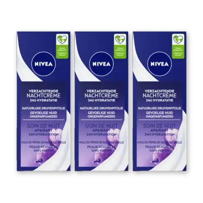 pdp-image-NIVEA Verzachtende nchtcreme gevoelig huid 3pk