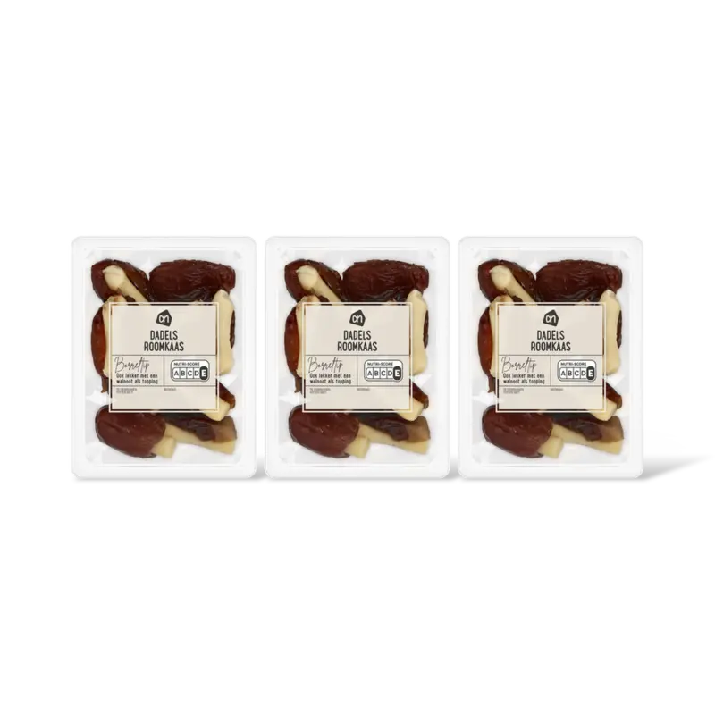 Dadels roomkaas 3-pack