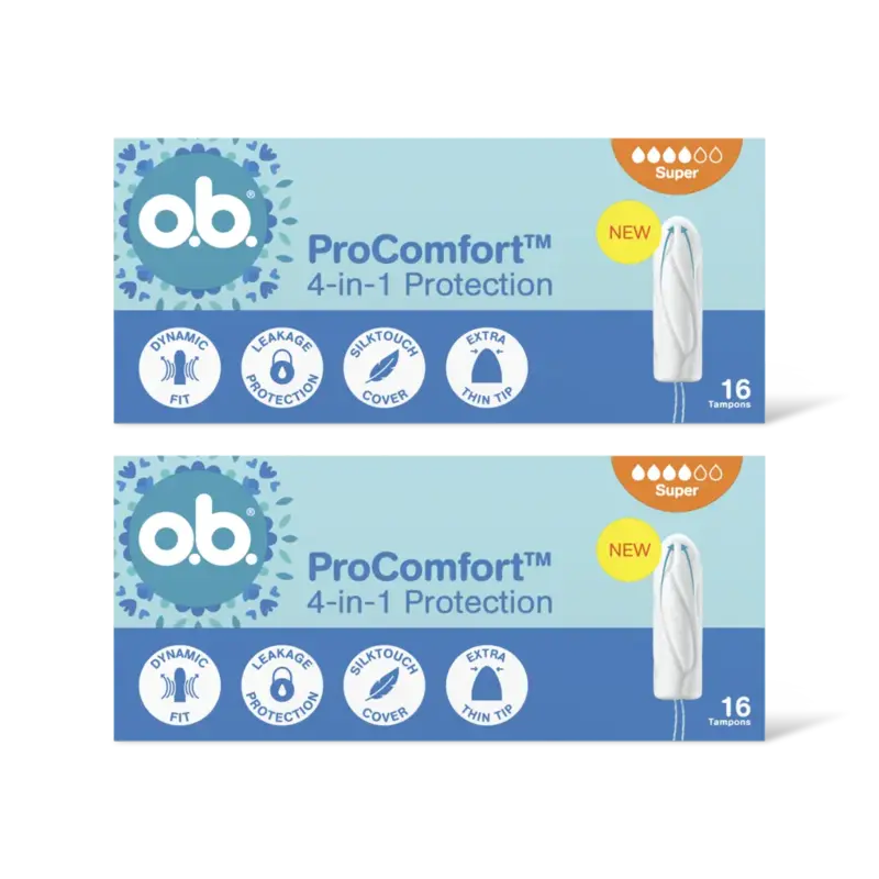 o.b. Pro Comfort Advanced Super 16 2-pack
