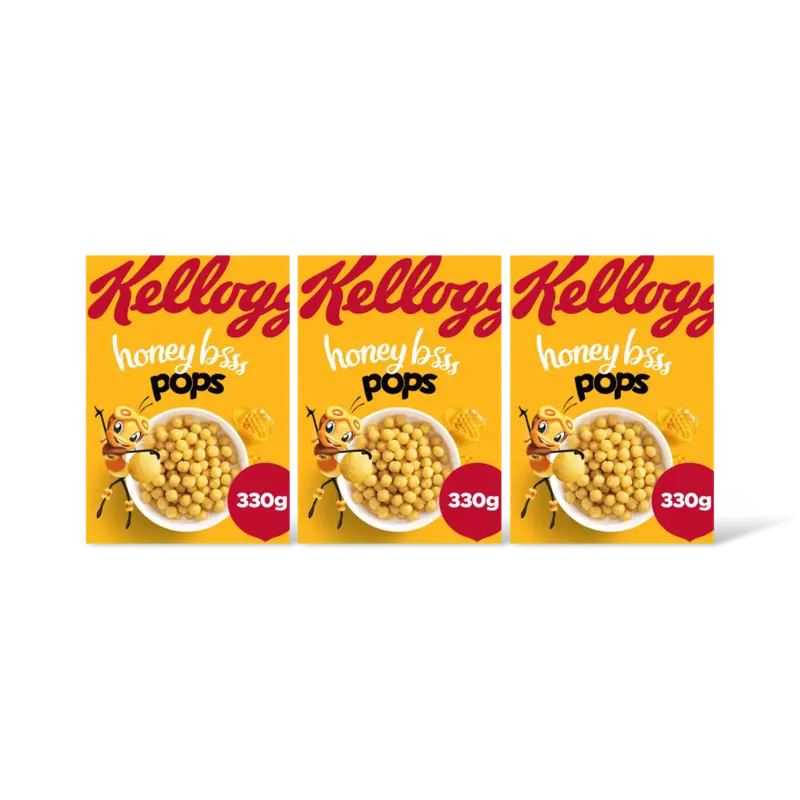 Kellogg's Honey bsss pops 3-pack