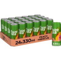 Een afbeelding van Fuze Tea Black tea peach hibiscus 24-pack
