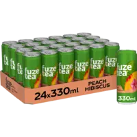 Fuze Tea Black tea peach hibiscus 24-pack