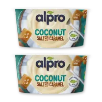 Alpro Dessert kokos gezouten karamel 2-pack