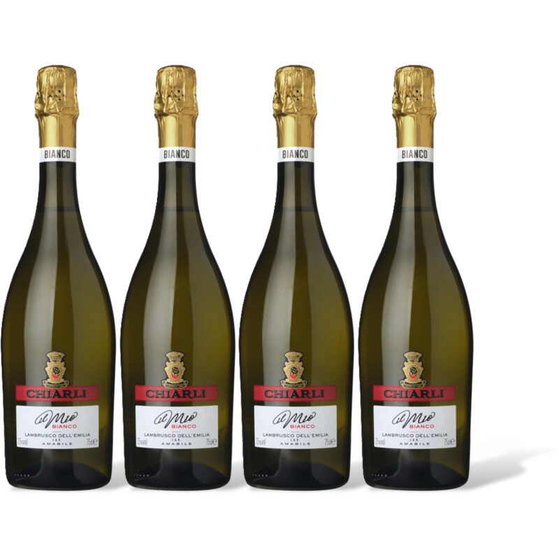 Chiarli 1860 Lambrusco bianco 4 flessen