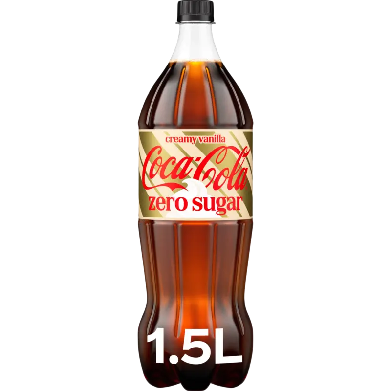 Coca-Cola Zero sugar holiday creamy vanilla