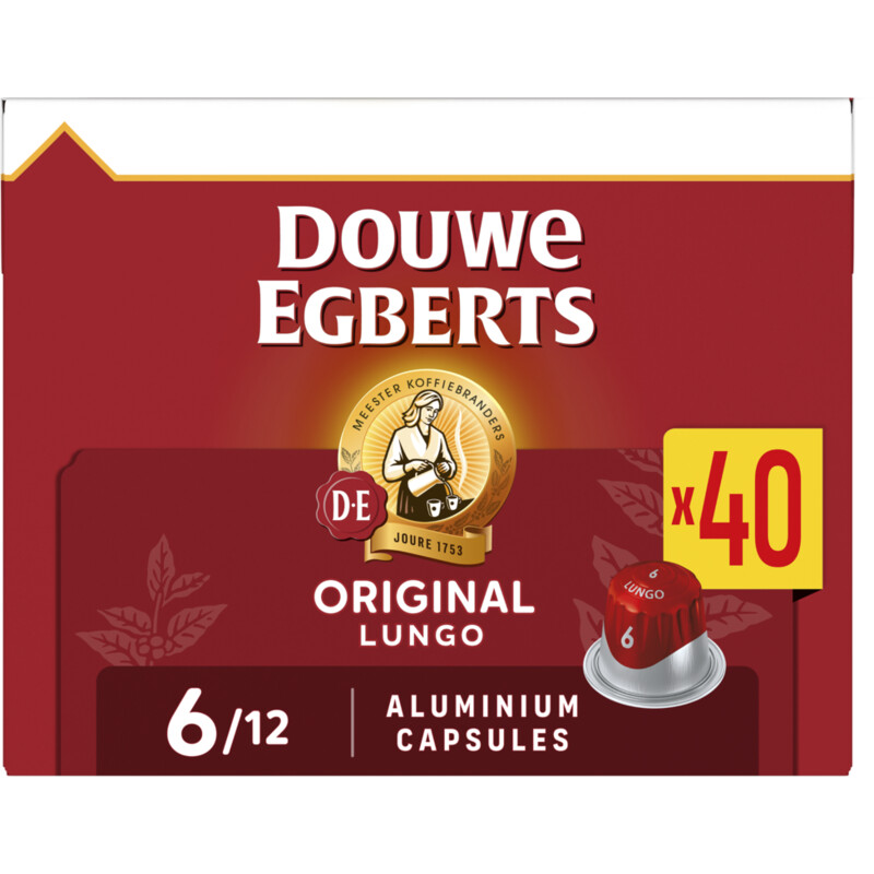 Een afbeelding van Douwe Egberts Lungo original capsules