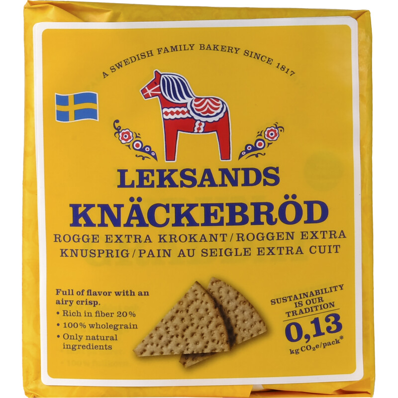 Een afbeelding van Leksands Knäcke extra krokant gebakken