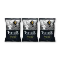 Tyrrells Chips truffle & sea salt 3-pack