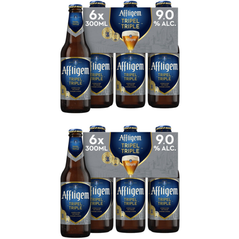 Een afbeelding van Affligem Tripel abdijbier 12-pack