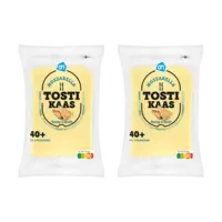 AH Mozzarella tostikaas 40+ plakken 2-pack