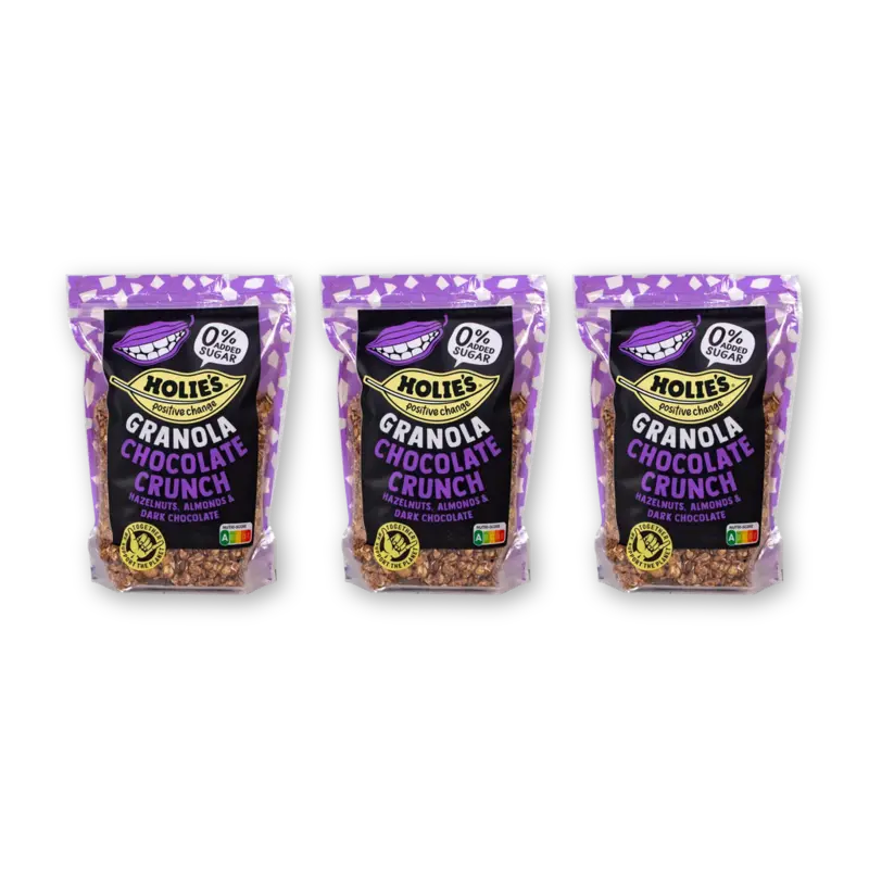 Holie's Granola chocolate crunch 3-pack