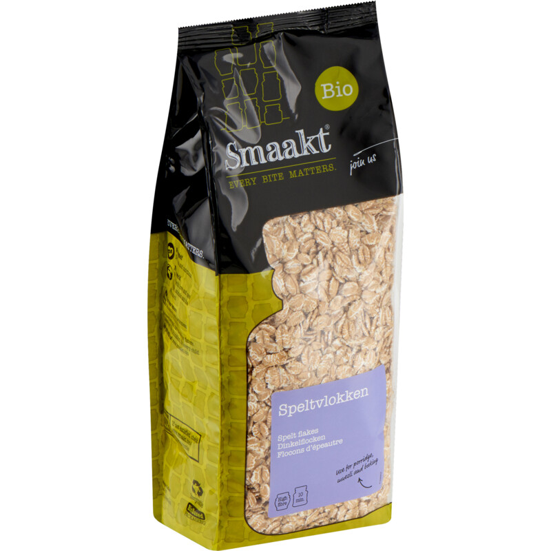 Een afbeelding van Smaakt Speltvlokken bio
