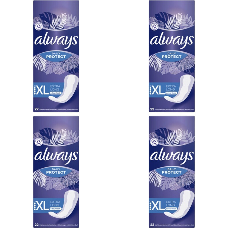 Een afbeelding van Always Dailies Protect Extra Long 4-pack