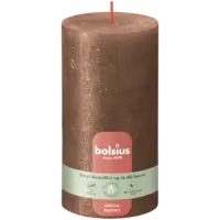 Bolsius Rustieke kaars 13cm koper