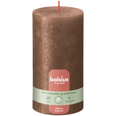 pdp-image-Bolsius Rustieke kaars 13cm koper