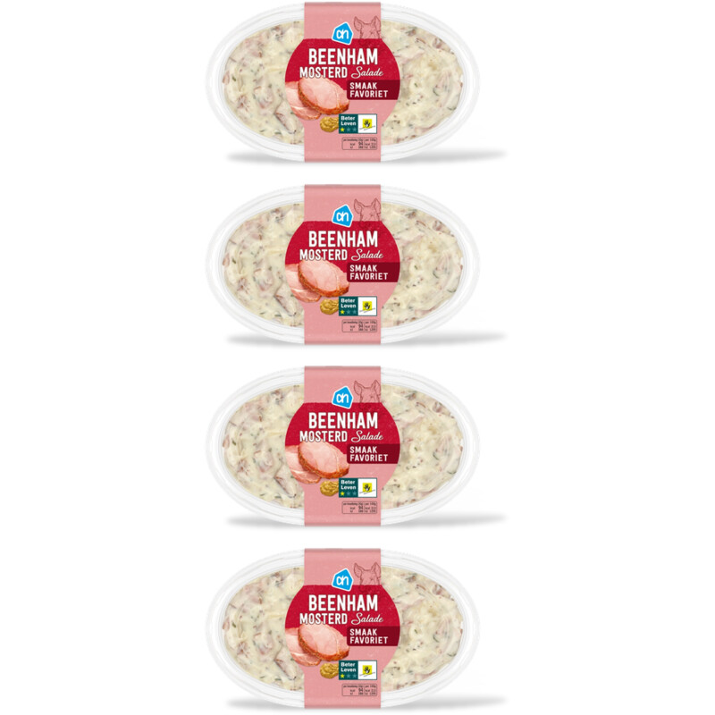 AH Beenham mosterd salade 4-pack