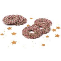 Een afbeelding van AH Excellent Grote musket kransen melkchocolade