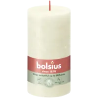 Bolsius Rustieke kaars ivoor 13cm