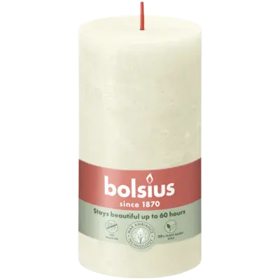 pdp-image-Bolsius Rustieke kaars ivoor 13cm