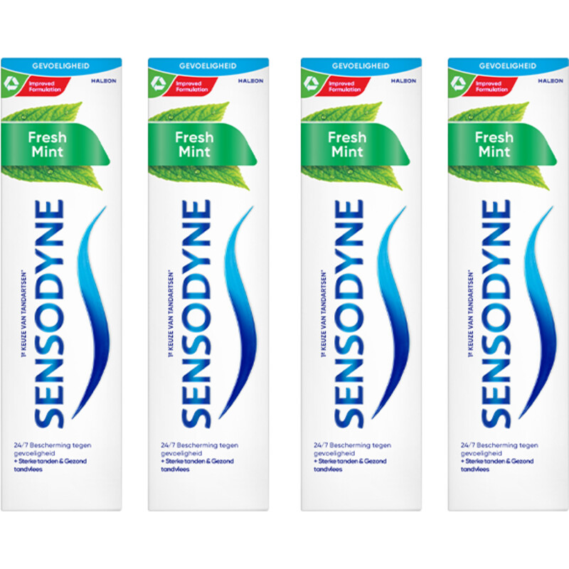 Een afbeelding van Sensodyne Fresh Mint 4-pack