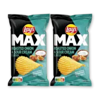 Lay's Max roasted onion & sour cream 2-pack