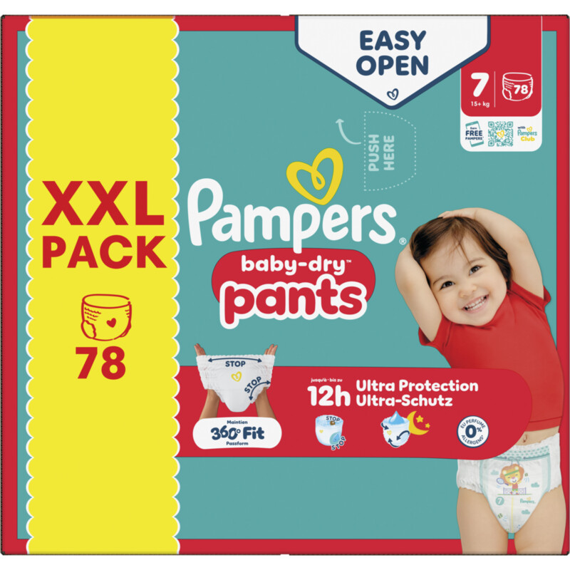 Pampers Baby-dry pants maat 7 XXL pack