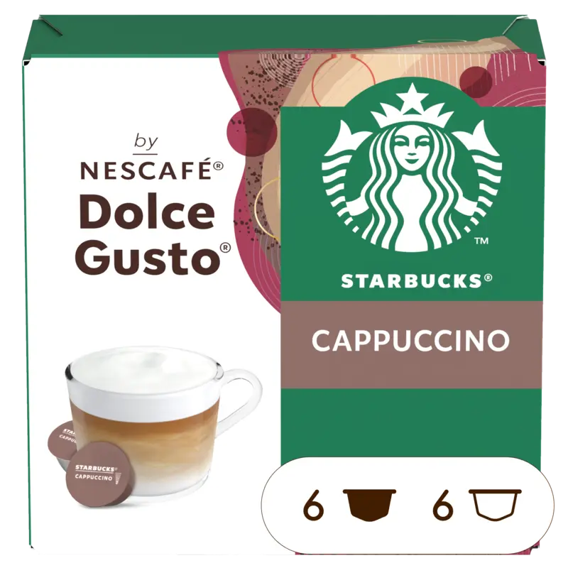 Starbucks Dolce gusto compatible cappuccino