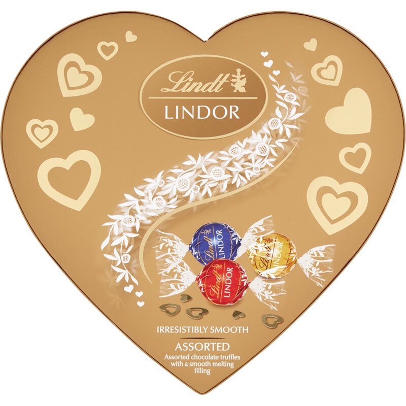 Lindt Lindor gemengde chocolade hart