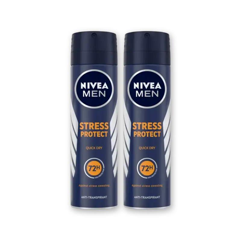 NIVEA Men stress protect deodorant spray 2-pck