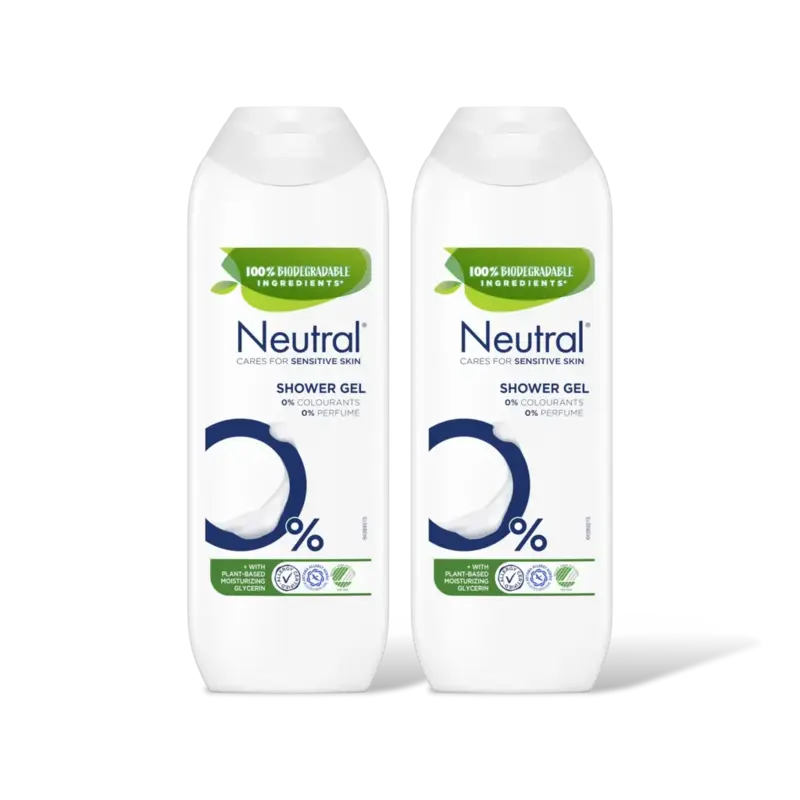 Neutral Showergel 0% 2-pack