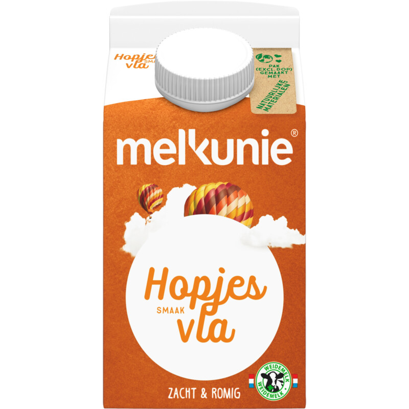 Een afbeelding van Melkunie Hopjes vla