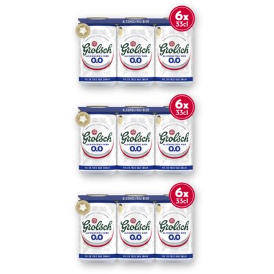 pdp-image-Grolsch Pilser alcoholvrij bier 0.0 18-pack