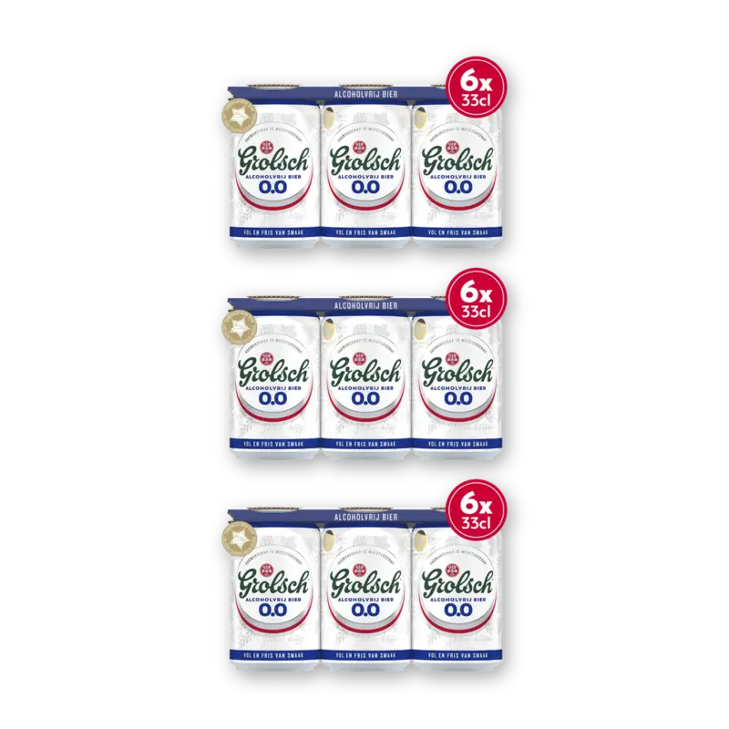 Pilser alcoholvrij bier 0.0 18-pack