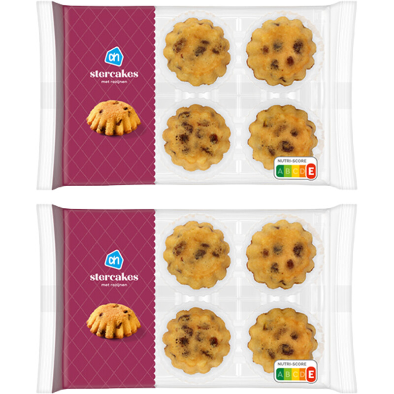 Een afbeelding van AH Stercakes rozijn 2-pack