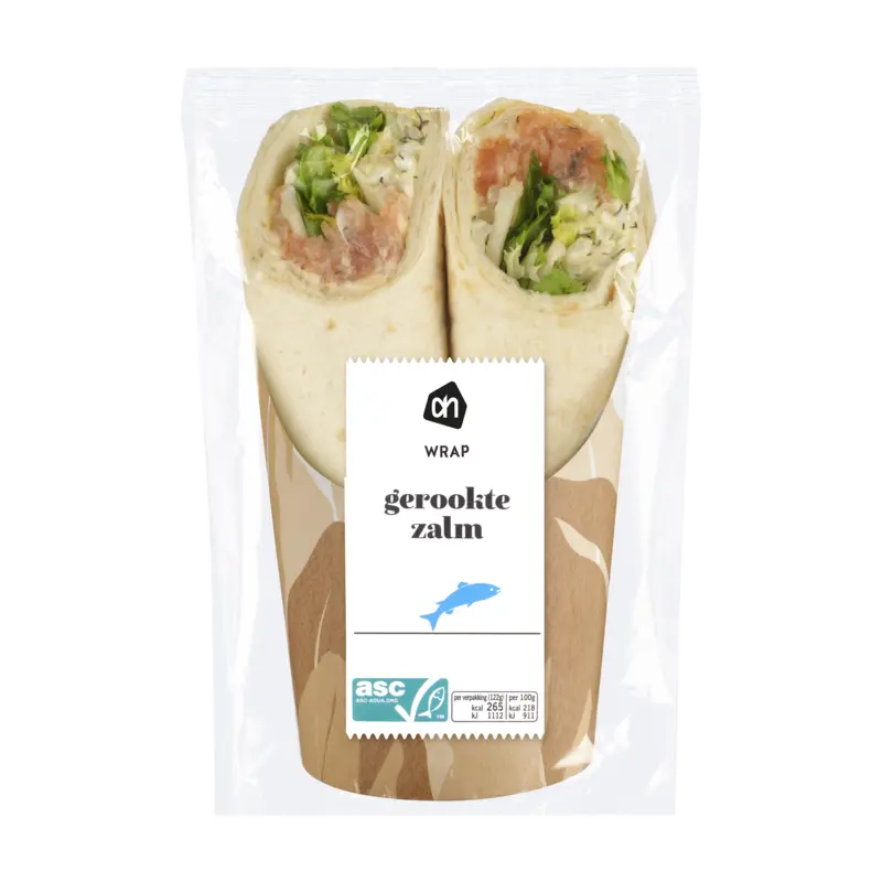AH Wrap gerookte zalm