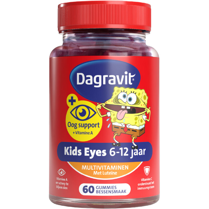 Een afbeelding van Dagravit Kids eyes 6-12 jaar multivitaminen