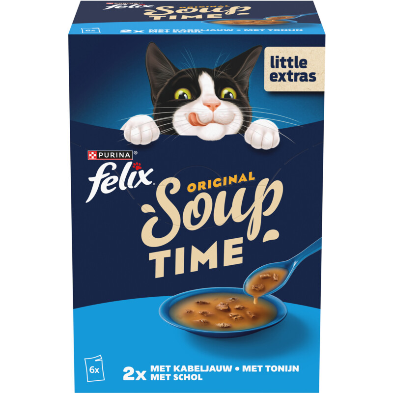 Een afbeelding van Felix Soup original met kabeljauw tonijn schol