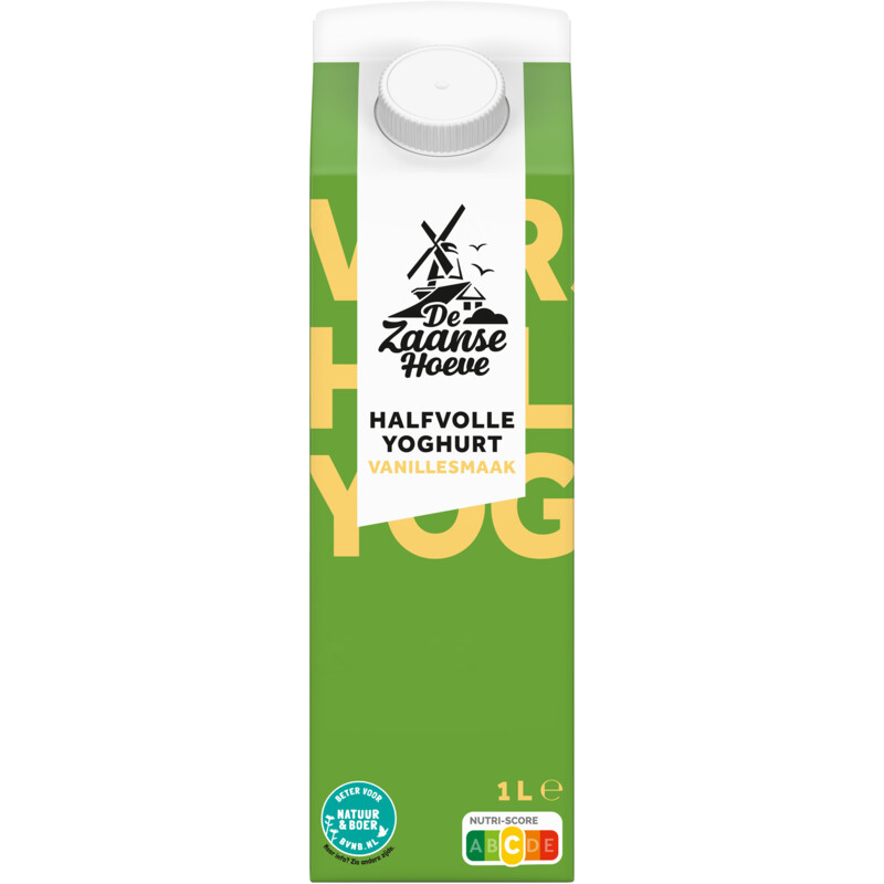 De Zaanse Hoeve Halfvolle yoghurt vanillesmaak
