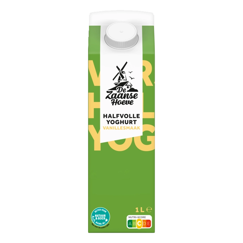 De Zaanse Hoeve Halfvolle yoghurt vanillesmaak