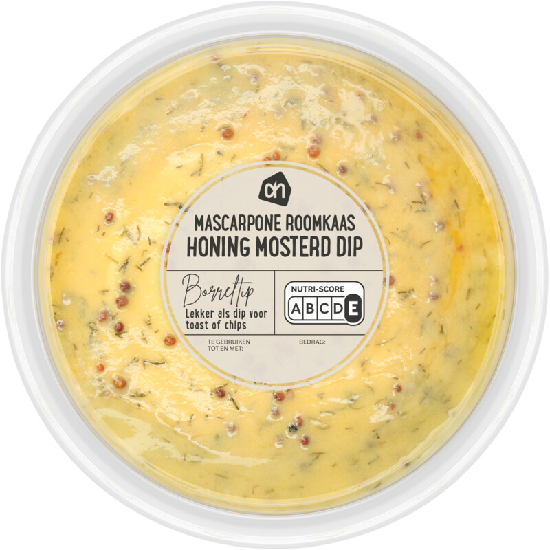 AH Mascarpone roomkaas honing mosterd dip