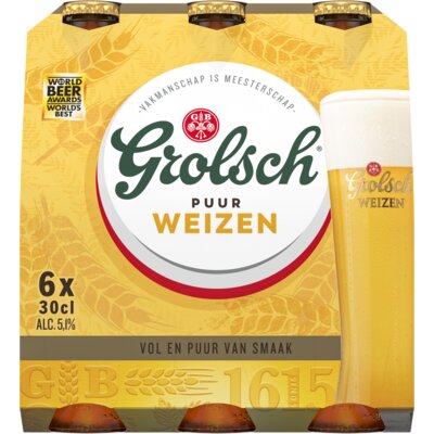 Grolsch Puur weizen speciaalbier 6-pack