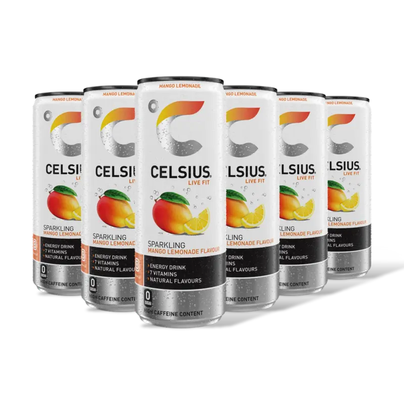 Sparkling mango lemonade flavour 6-pack
