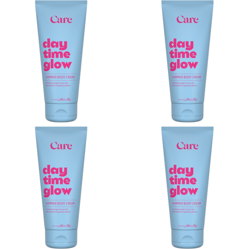 Een afbeelding van Care Day time glow shimmer body cream 4-pack