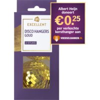 Een afbeelding van AH Excellent Disco hangers goud