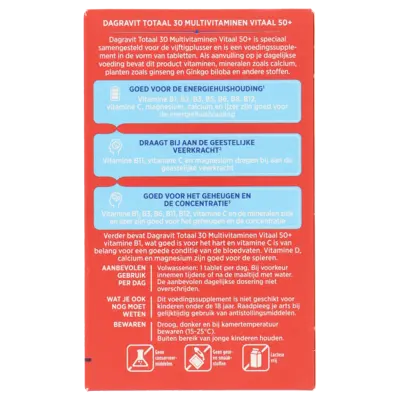 pdp-image-Dagravit Vitaal 50+ totaal multivitaminen