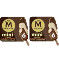 Magnum Mini Classic Almond White 2-pack
